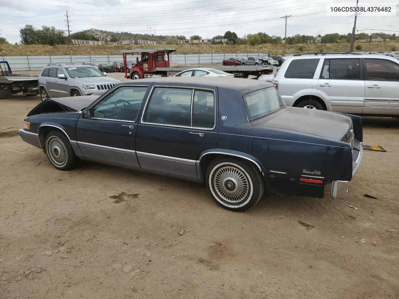 1G6CD5338L4376482 1990 Cadillac Deville