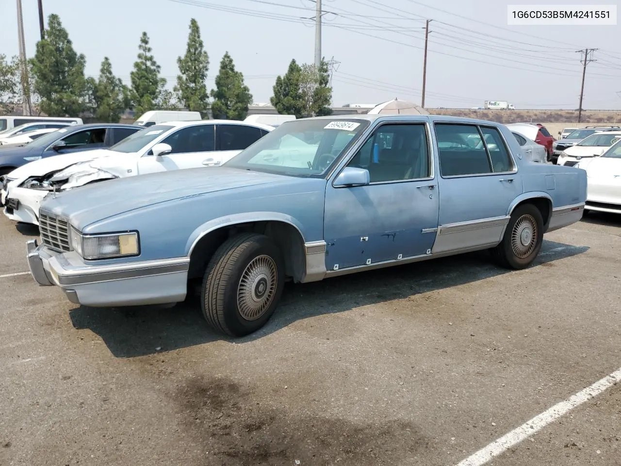 1991 Cadillac Deville VIN: 1G6CD53B5M4241551 Lot: 69949614