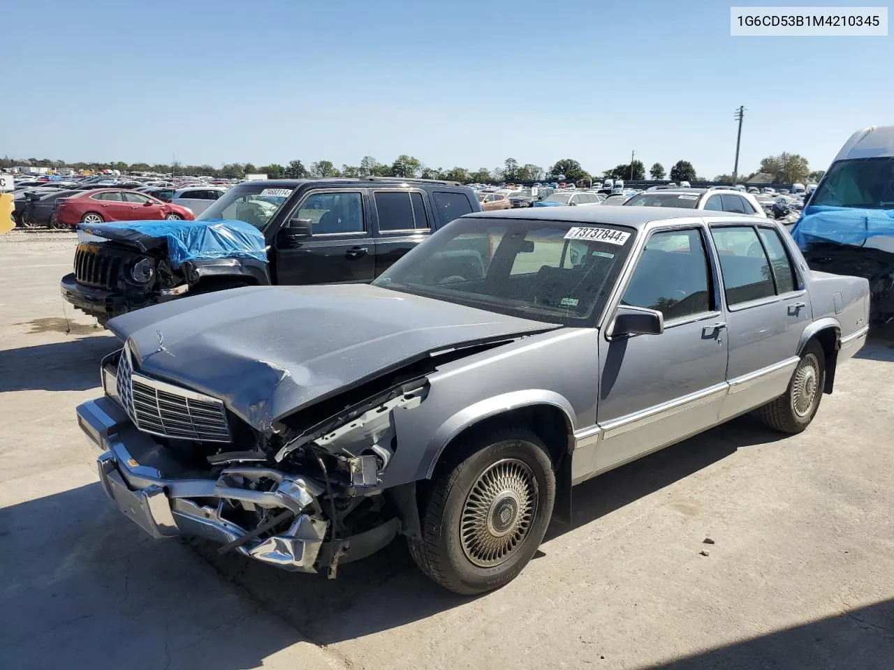 1991 Cadillac Deville VIN: 1G6CD53B1M4210345 Lot: 73737844