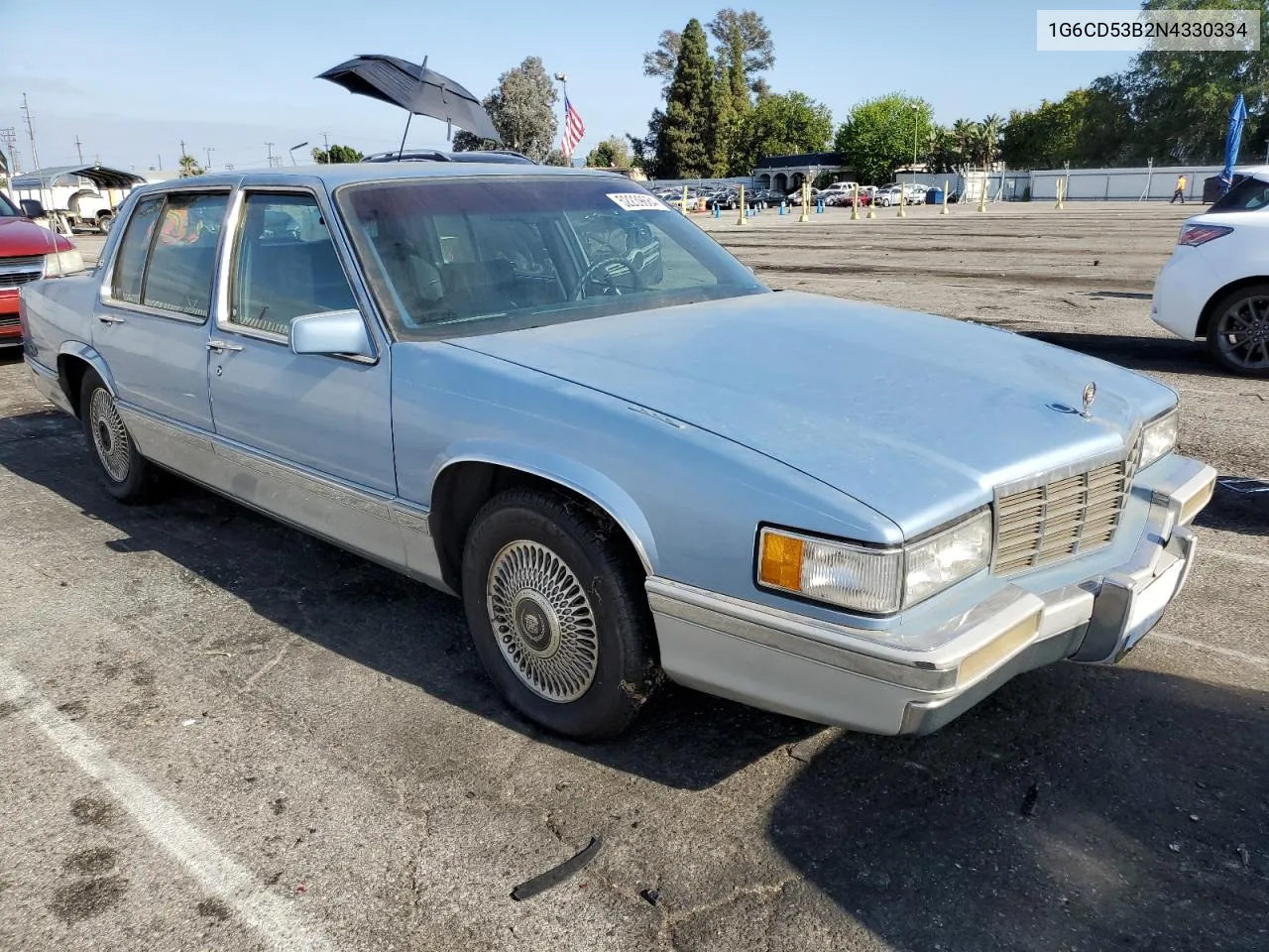 1G6CD53B2N4330334 1992 Cadillac Deville