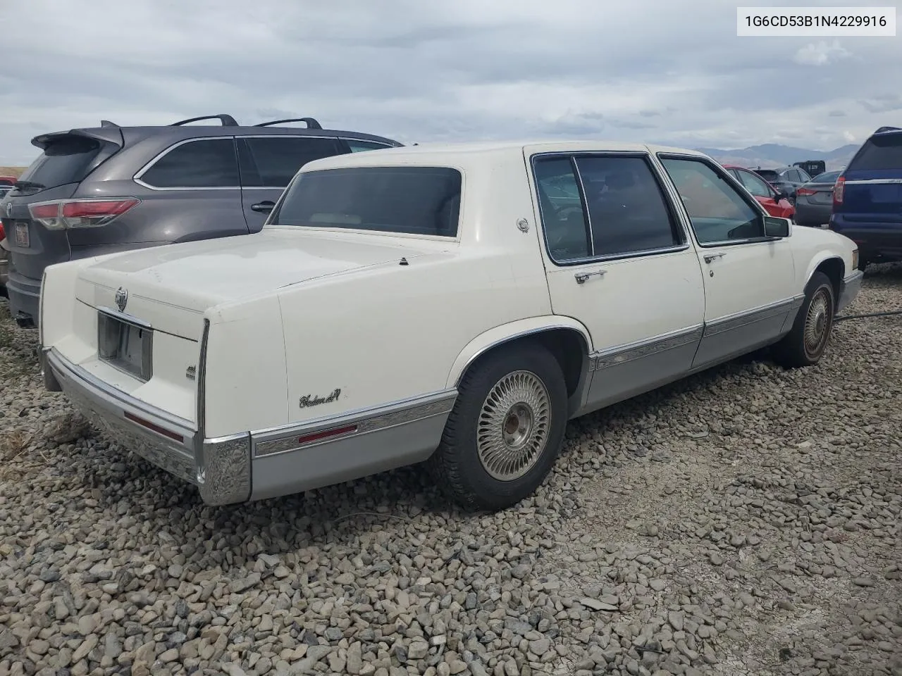 1992 Cadillac Deville VIN: 1G6CD53B1N4229916 Lot: 71849914