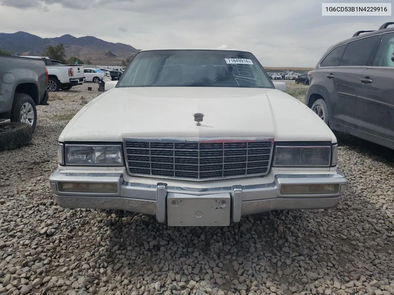 1G6CD53B1N4229916 1992 Cadillac Deville