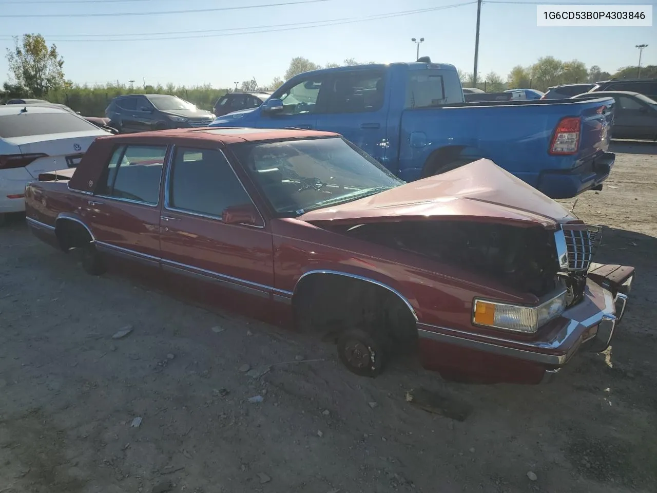 1993 Cadillac Deville VIN: 1G6CD53B0P4303846 Lot: 75477514