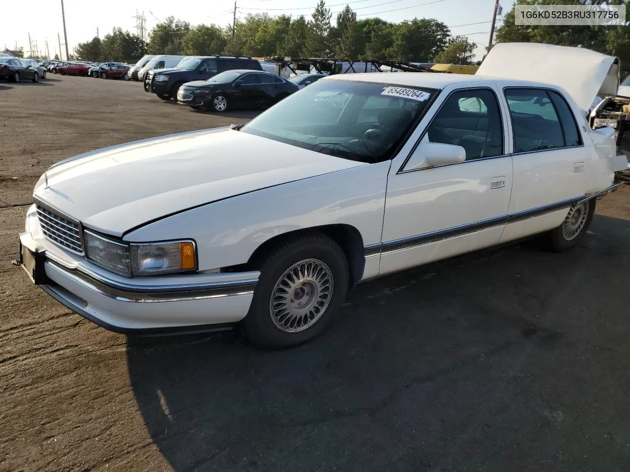 1994 Cadillac Deville VIN: 1G6KD52B3RU317756 Lot: 65489264