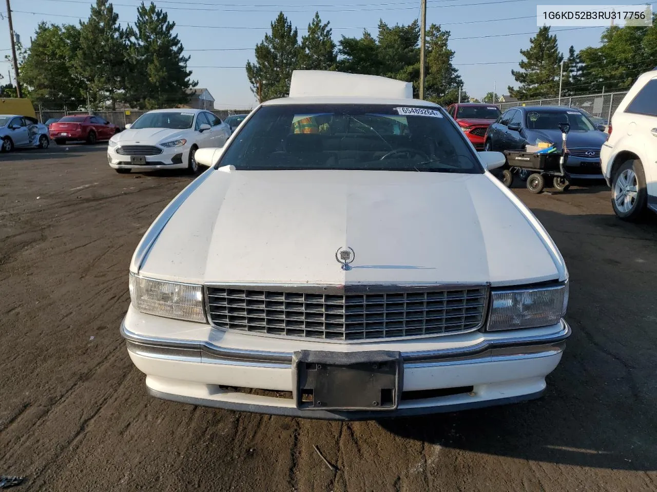 1994 Cadillac Deville VIN: 1G6KD52B3RU317756 Lot: 65489264