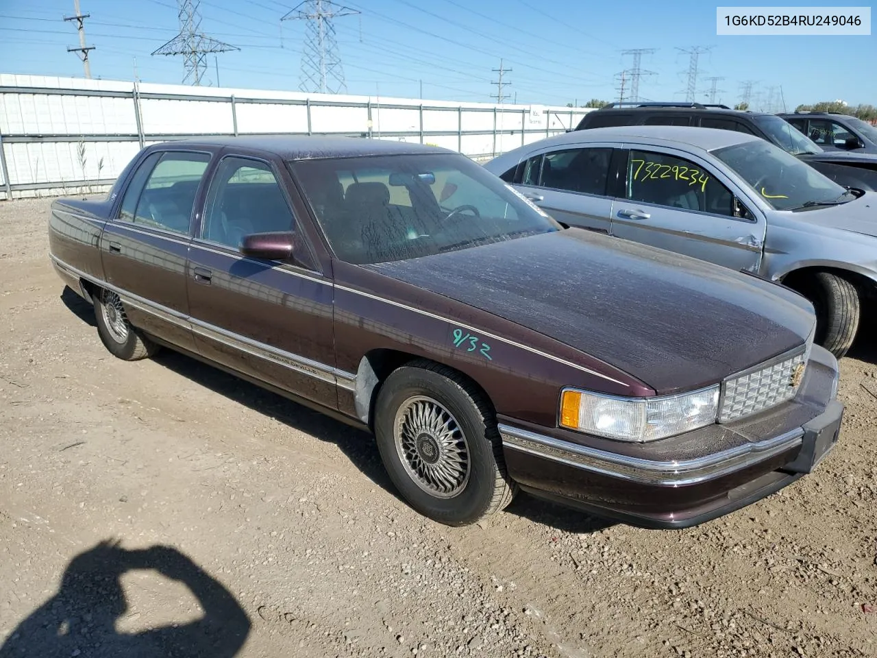 1994 Cadillac Deville VIN: 1G6KD52B4RU249046 Lot: 73195804