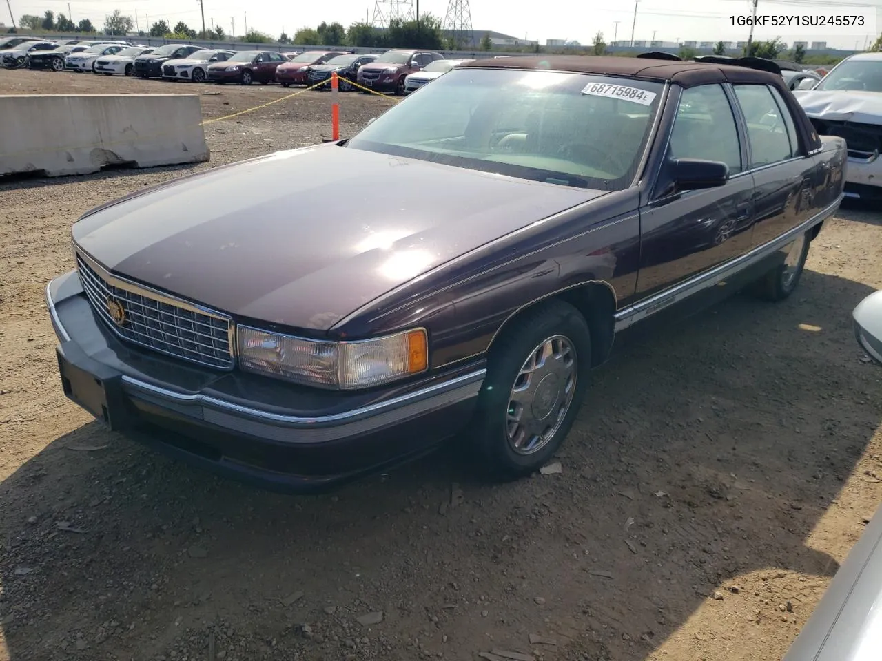 1995 Cadillac Deville Concours VIN: 1G6KF52Y1SU245573 Lot: 68715984