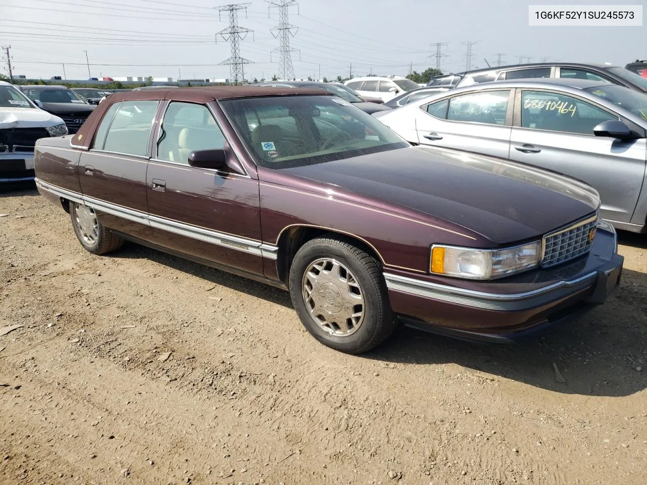 1995 Cadillac Deville Concours VIN: 1G6KF52Y1SU245573 Lot: 68715984