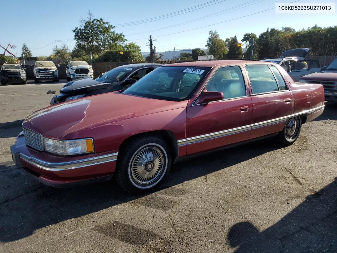 1995 Cadillac Deville VIN: 1G6KD52B3SU271013 Lot: 73149024