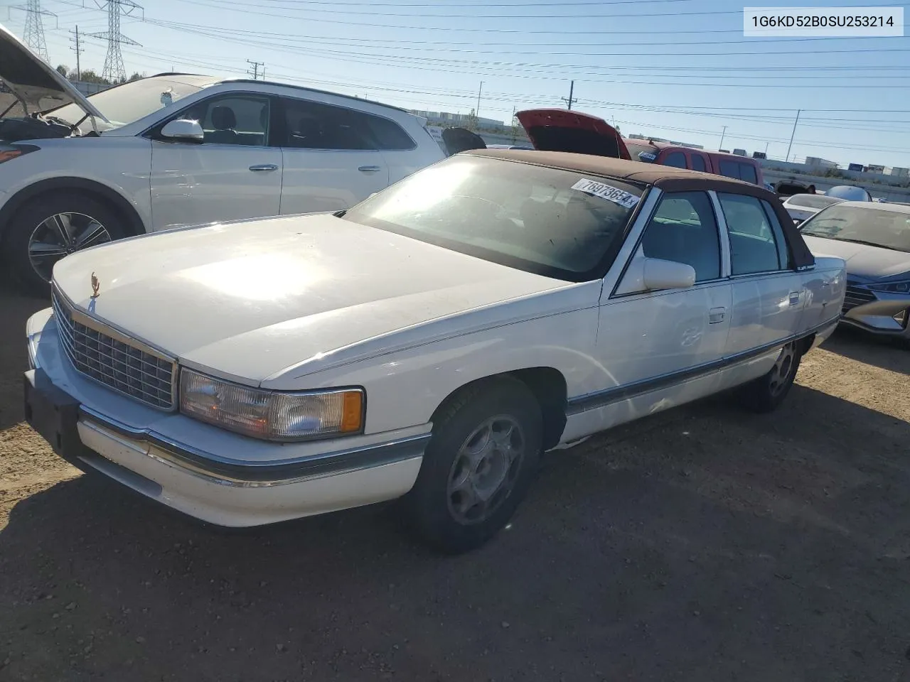 1995 Cadillac Deville VIN: 1G6KD52B0SU253214 Lot: 76973654