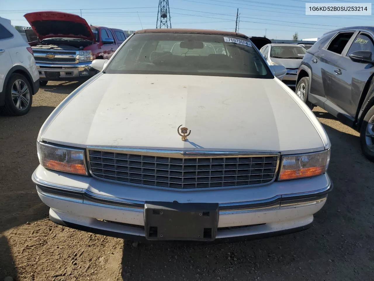 1995 Cadillac Deville VIN: 1G6KD52B0SU253214 Lot: 76973654