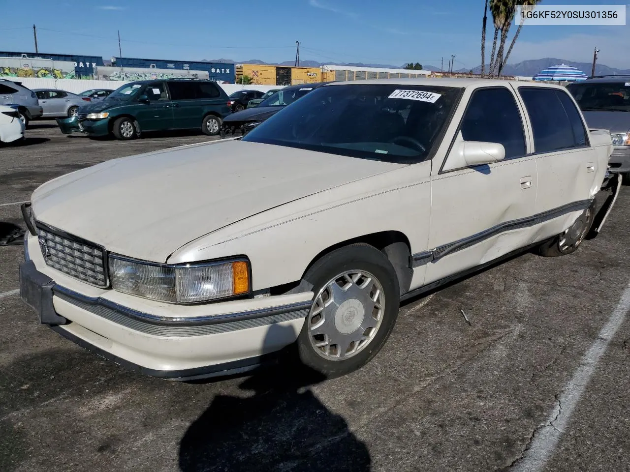 1995 Cadillac Deville Concours VIN: 1G6KF52Y0SU301356 Lot: 77372694