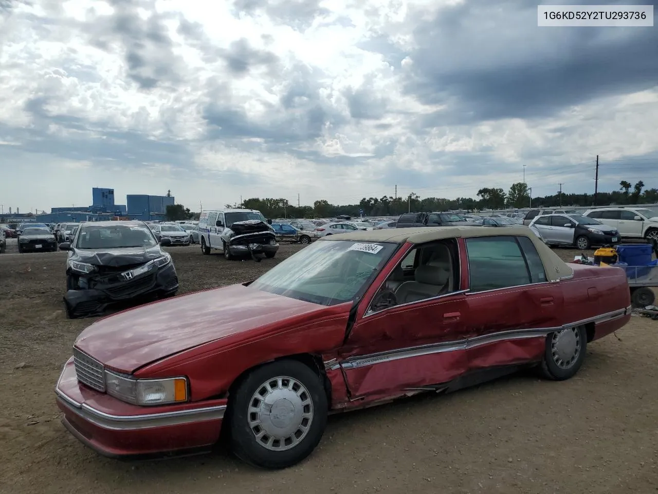 1996 Cadillac Deville VIN: 1G6KD52Y2TU293736 Lot: 72339864