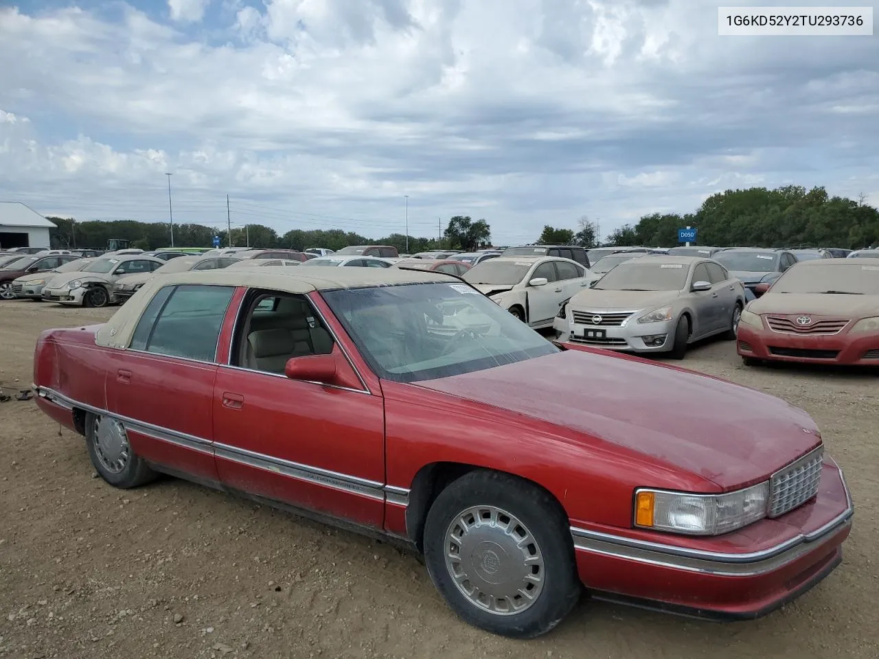 1996 Cadillac Deville VIN: 1G6KD52Y2TU293736 Lot: 72339864