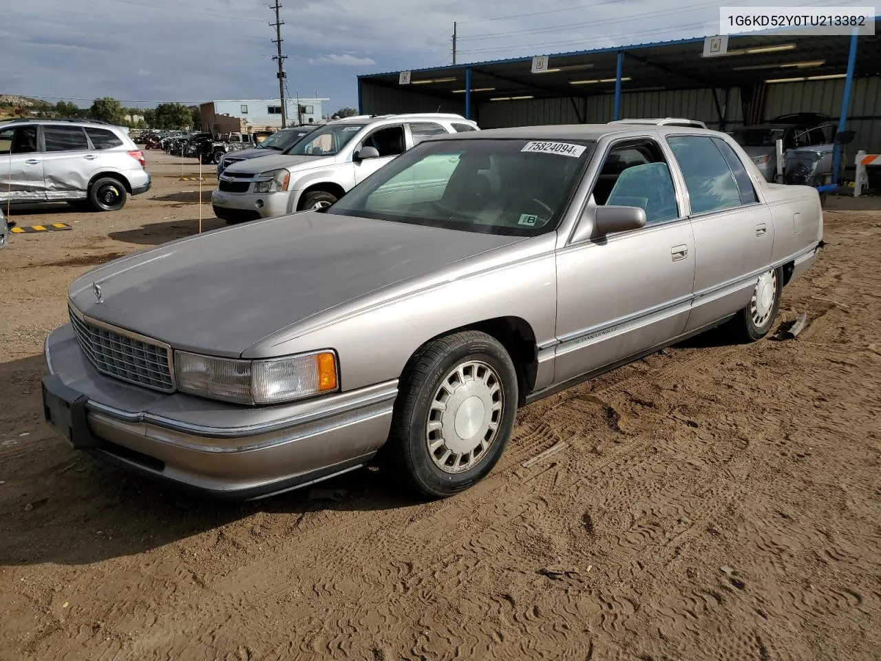 1996 Cadillac Deville VIN: 1G6KD52Y0TU213382 Lot: 75824094