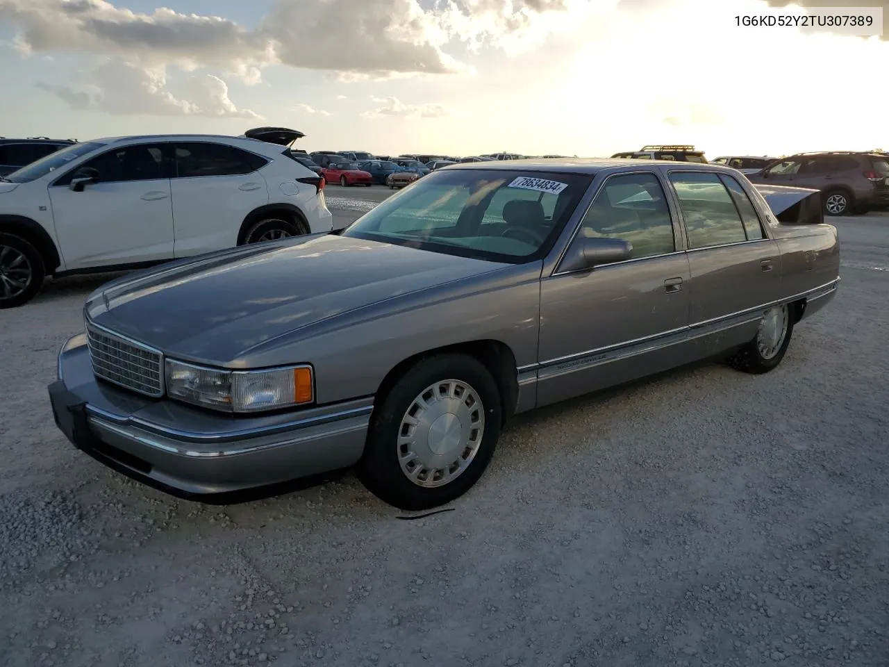 1996 Cadillac Deville VIN: 1G6KD52Y2TU307389 Lot: 78634834