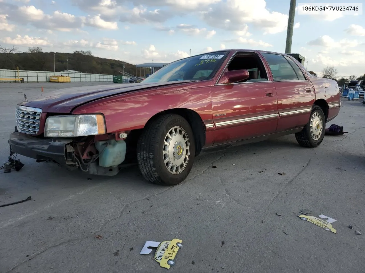 1997 Cadillac Deville VIN: 1G6KD54Y7VU234746 Lot: 77401884