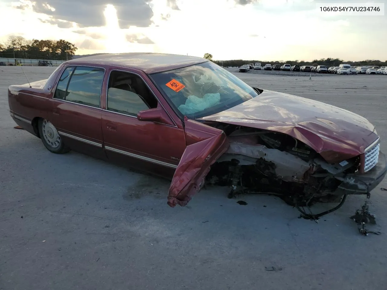 1997 Cadillac Deville VIN: 1G6KD54Y7VU234746 Lot: 77401884