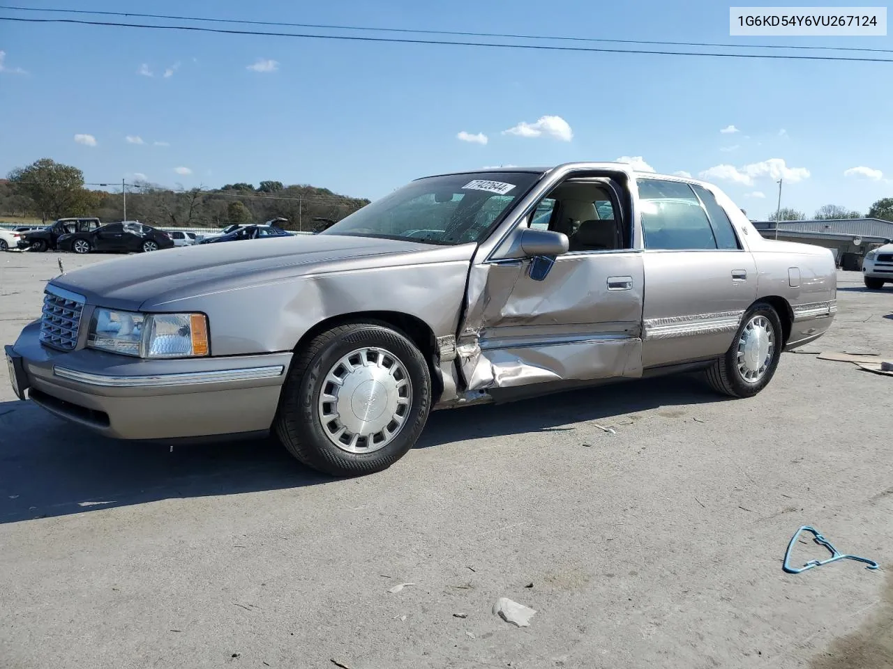 1997 Cadillac Deville VIN: 1G6KD54Y6VU267124 Lot: 77422644