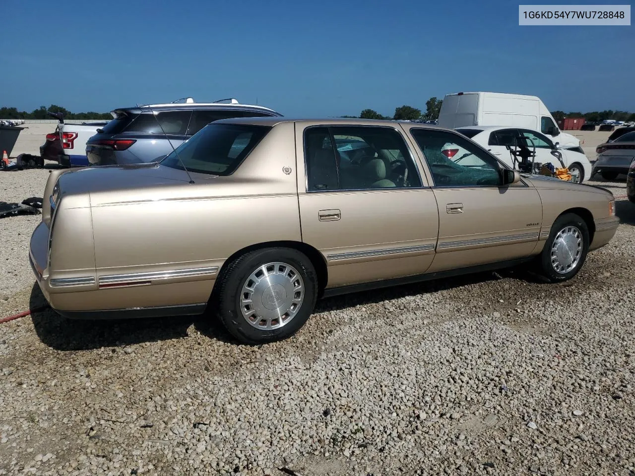 1998 Cadillac Deville VIN: 1G6KD54Y7WU728848 Lot: 63040484