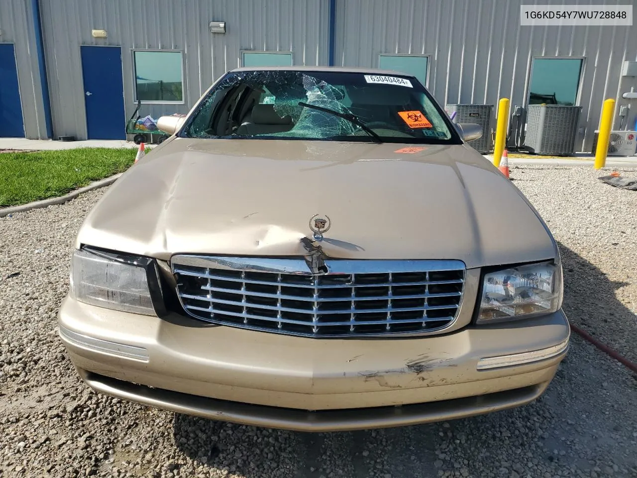 1998 Cadillac Deville VIN: 1G6KD54Y7WU728848 Lot: 63040484