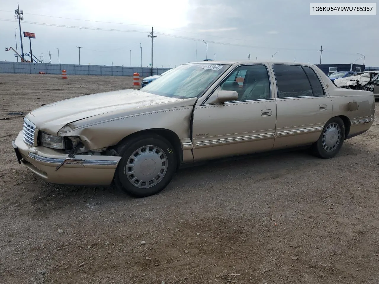 1G6KD54Y9WU785357 1998 Cadillac Deville