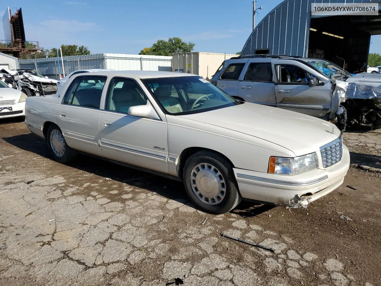 1G6KD54YXWU708674 1998 Cadillac Deville