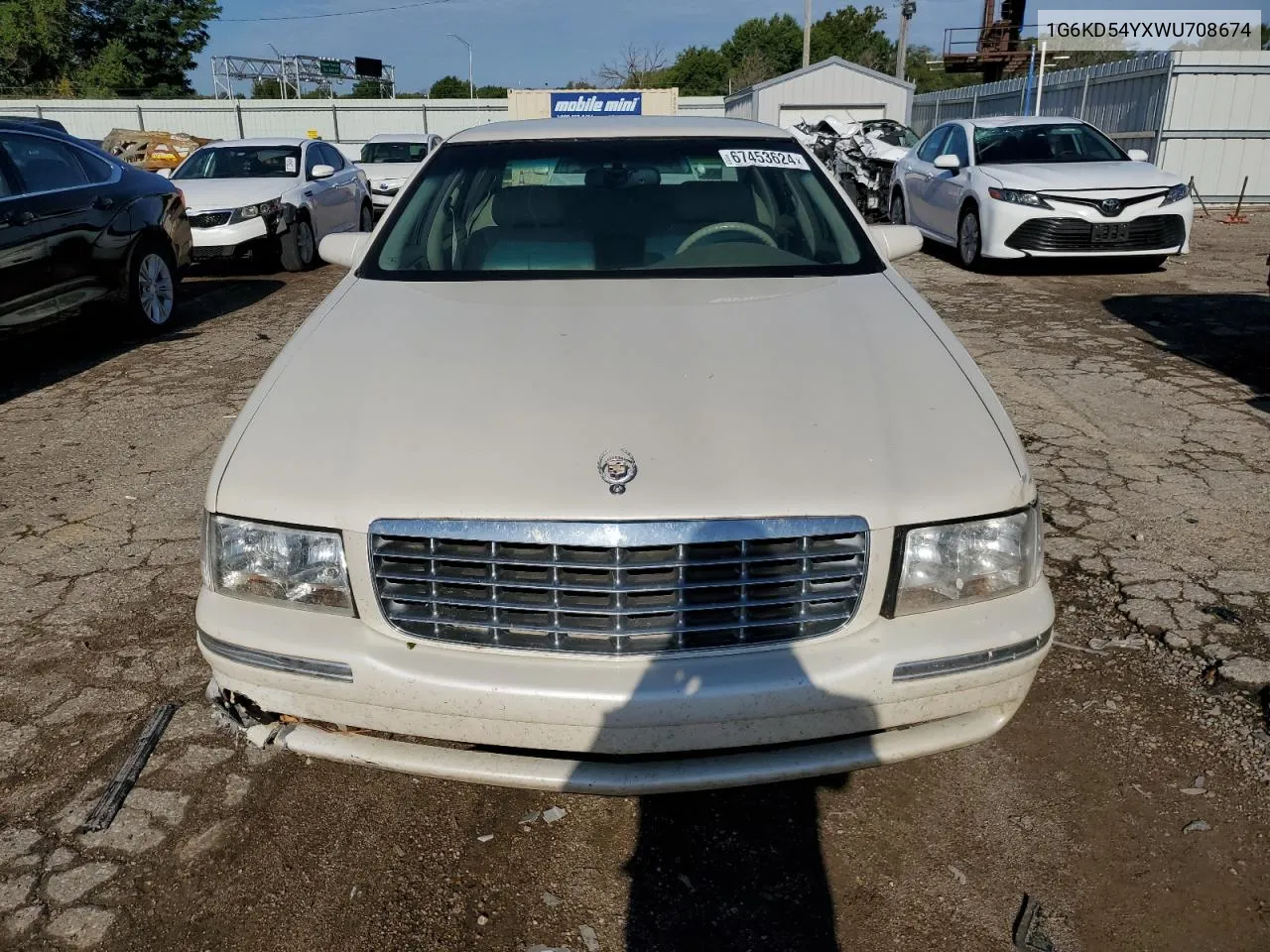 1998 Cadillac Deville VIN: 1G6KD54YXWU708674 Lot: 67453624