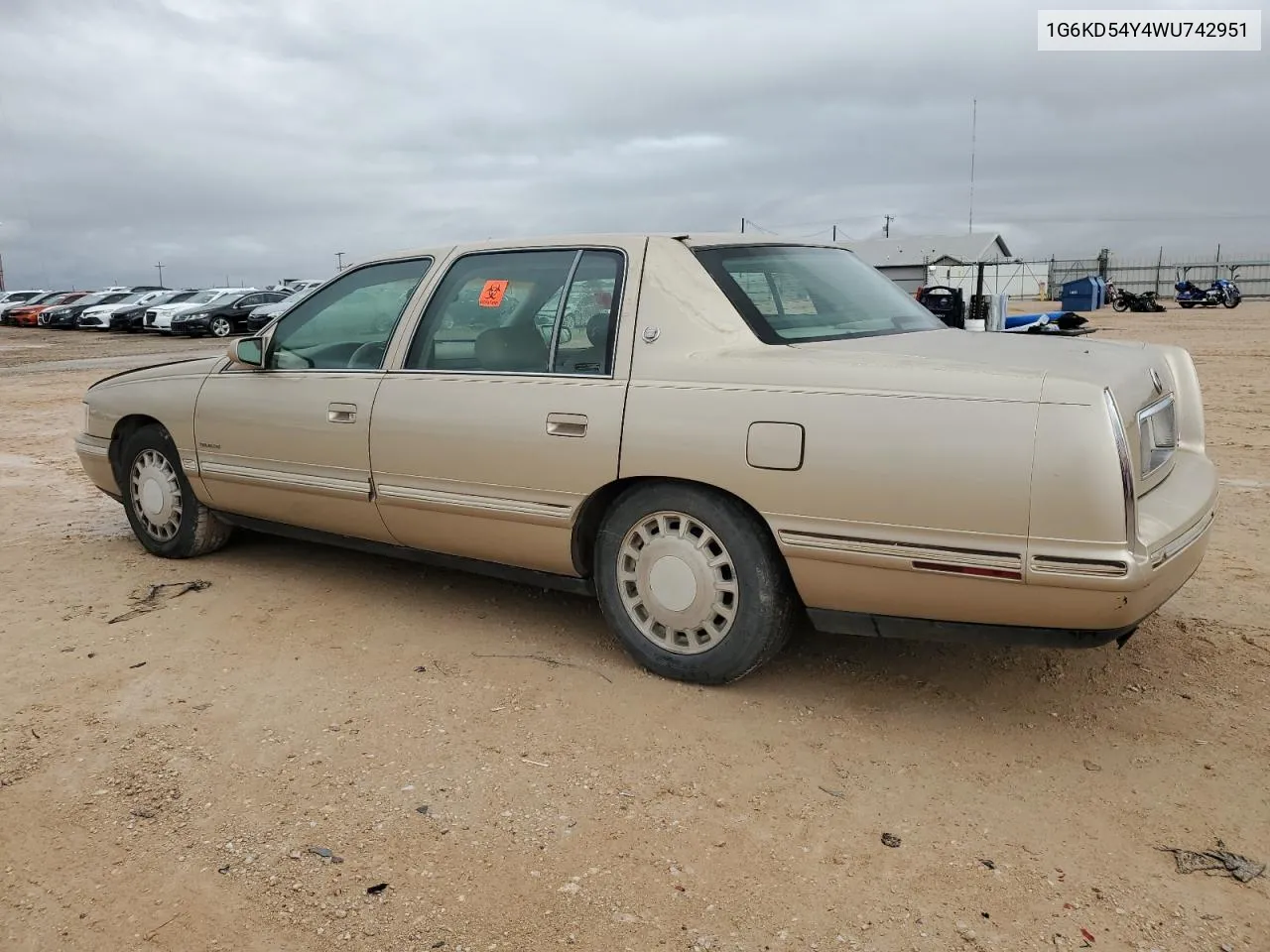 1G6KD54Y4WU742951 1998 Cadillac Deville