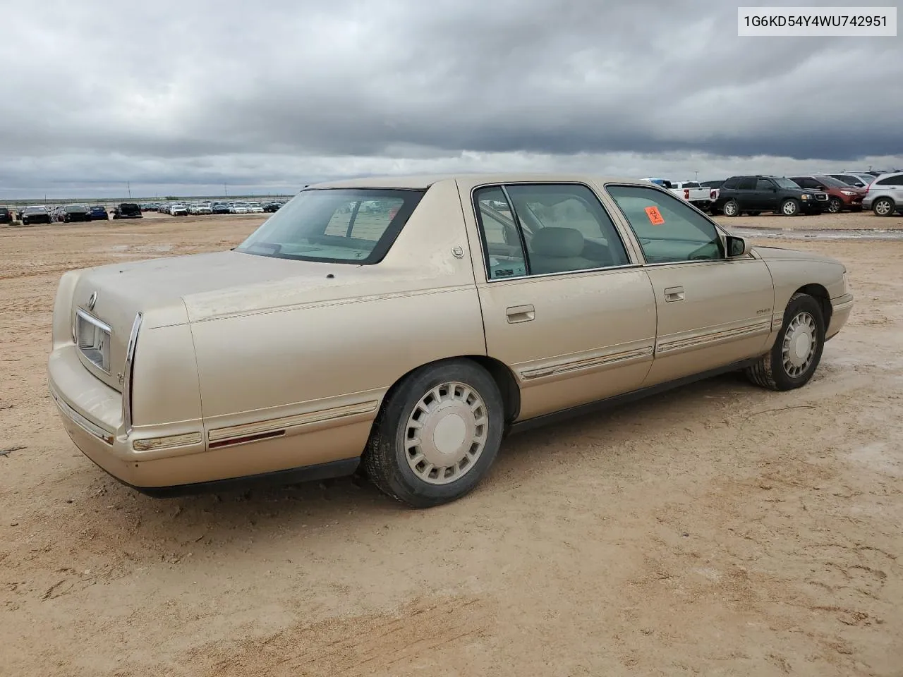 1G6KD54Y4WU742951 1998 Cadillac Deville