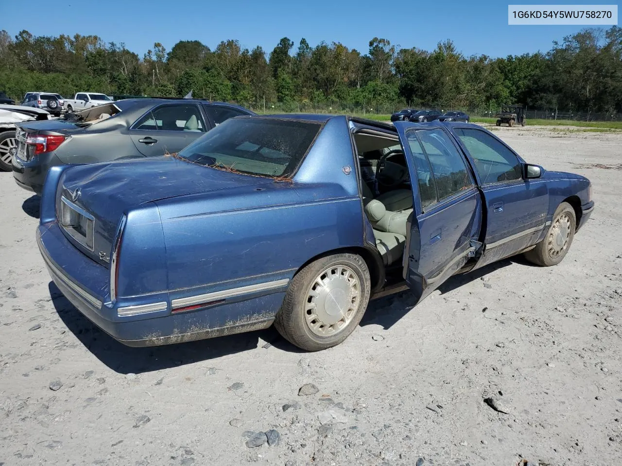 1998 Cadillac Deville VIN: 1G6KD54Y5WU758270 Lot: 74691084