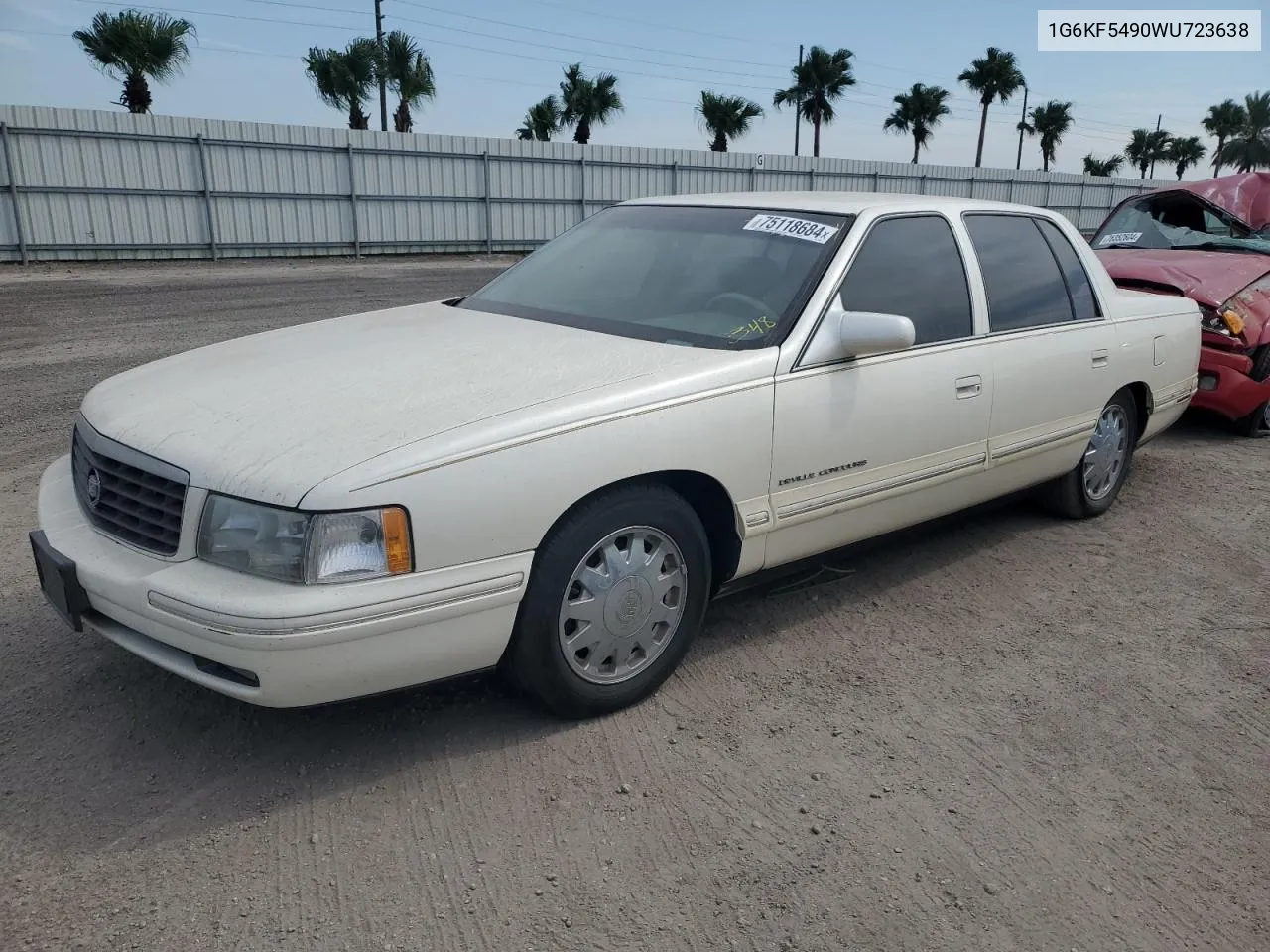 1998 Cadillac Deville Concours VIN: 1G6KF5490WU723638 Lot: 75118684