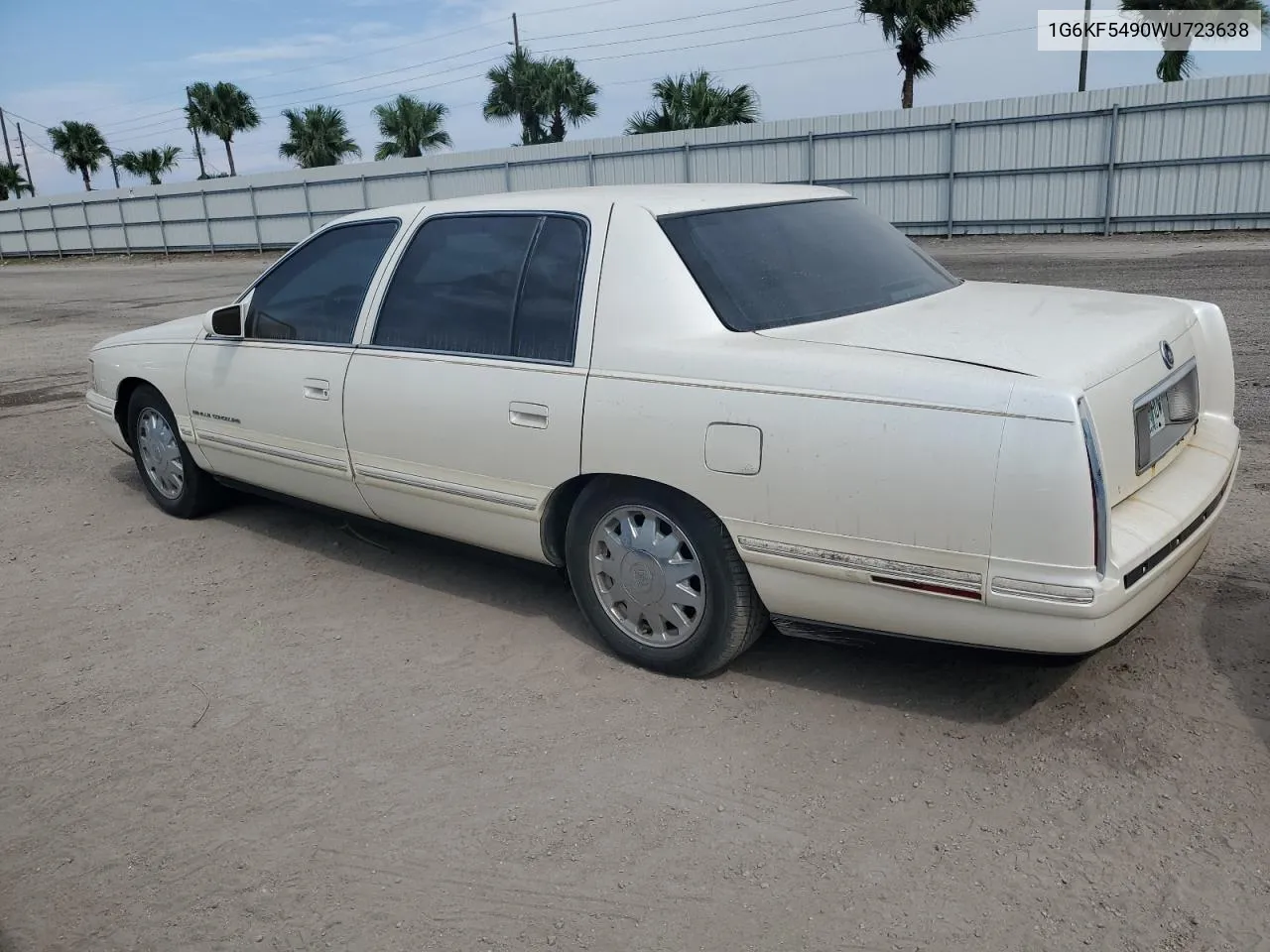 1998 Cadillac Deville Concours VIN: 1G6KF5490WU723638 Lot: 75118684