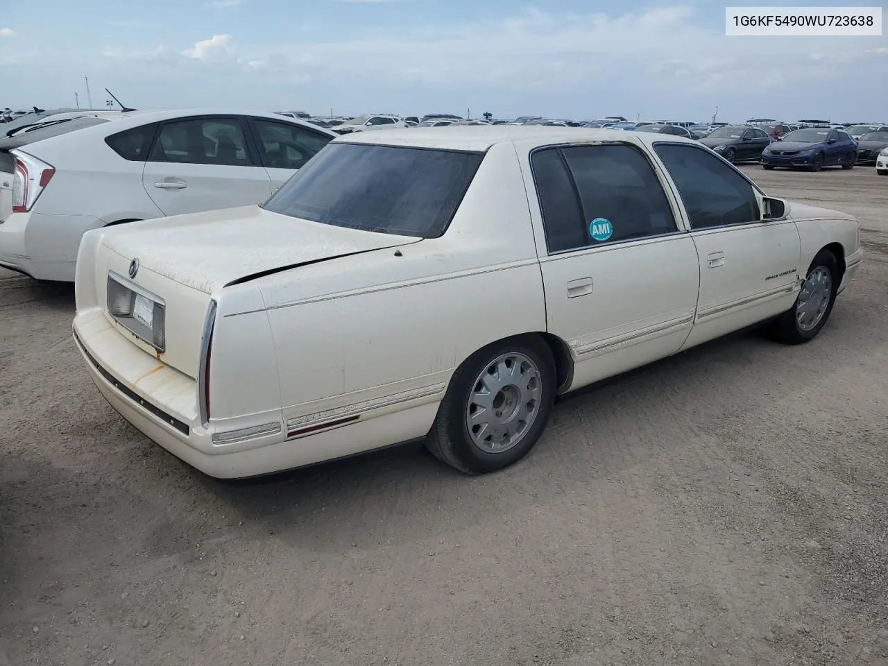 1998 Cadillac Deville Concours VIN: 1G6KF5490WU723638 Lot: 75118684