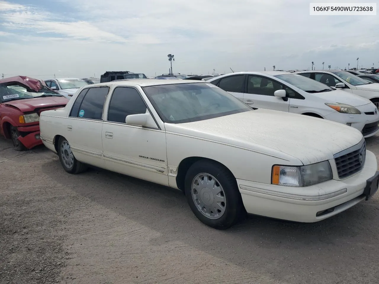 1998 Cadillac Deville Concours VIN: 1G6KF5490WU723638 Lot: 75118684