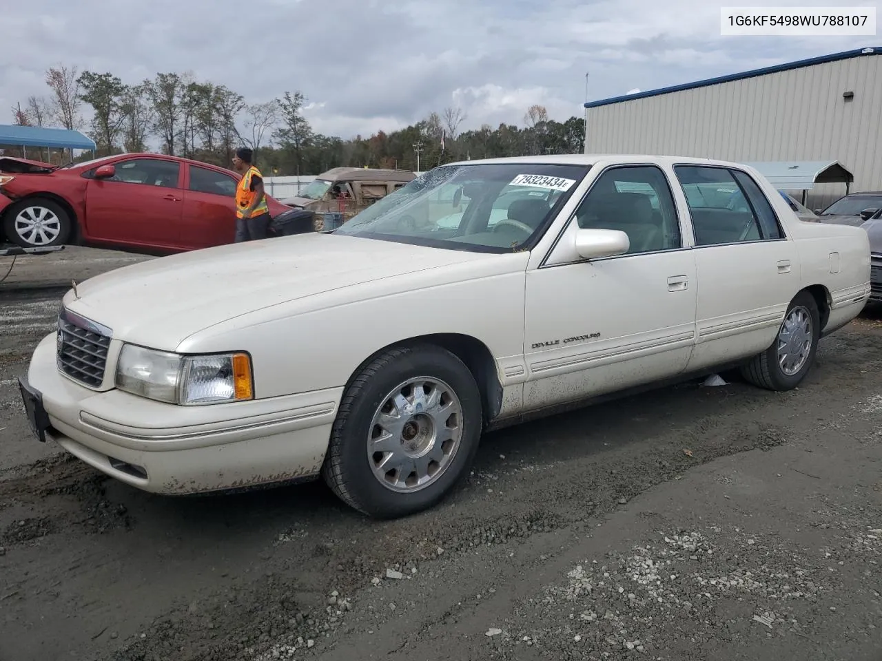 1998 Cadillac Deville Concours VIN: 1G6KF5498WU788107 Lot: 79323434