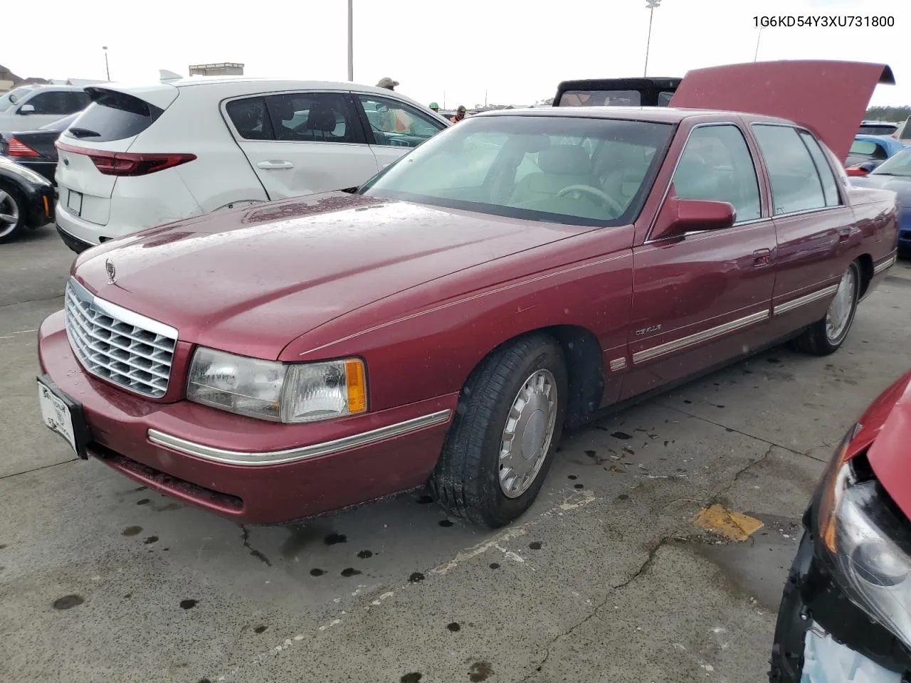 1999 Cadillac Deville VIN: 1G6KD54Y3XU731800 Lot: 74938084