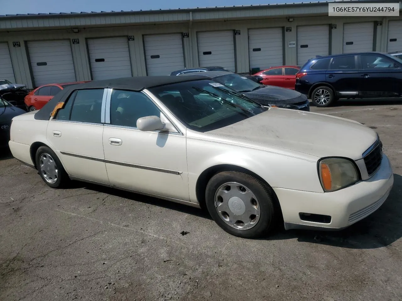 2000 Cadillac Deville Dhs VIN: 1G6KE57Y6YU244794 Lot: 70591234