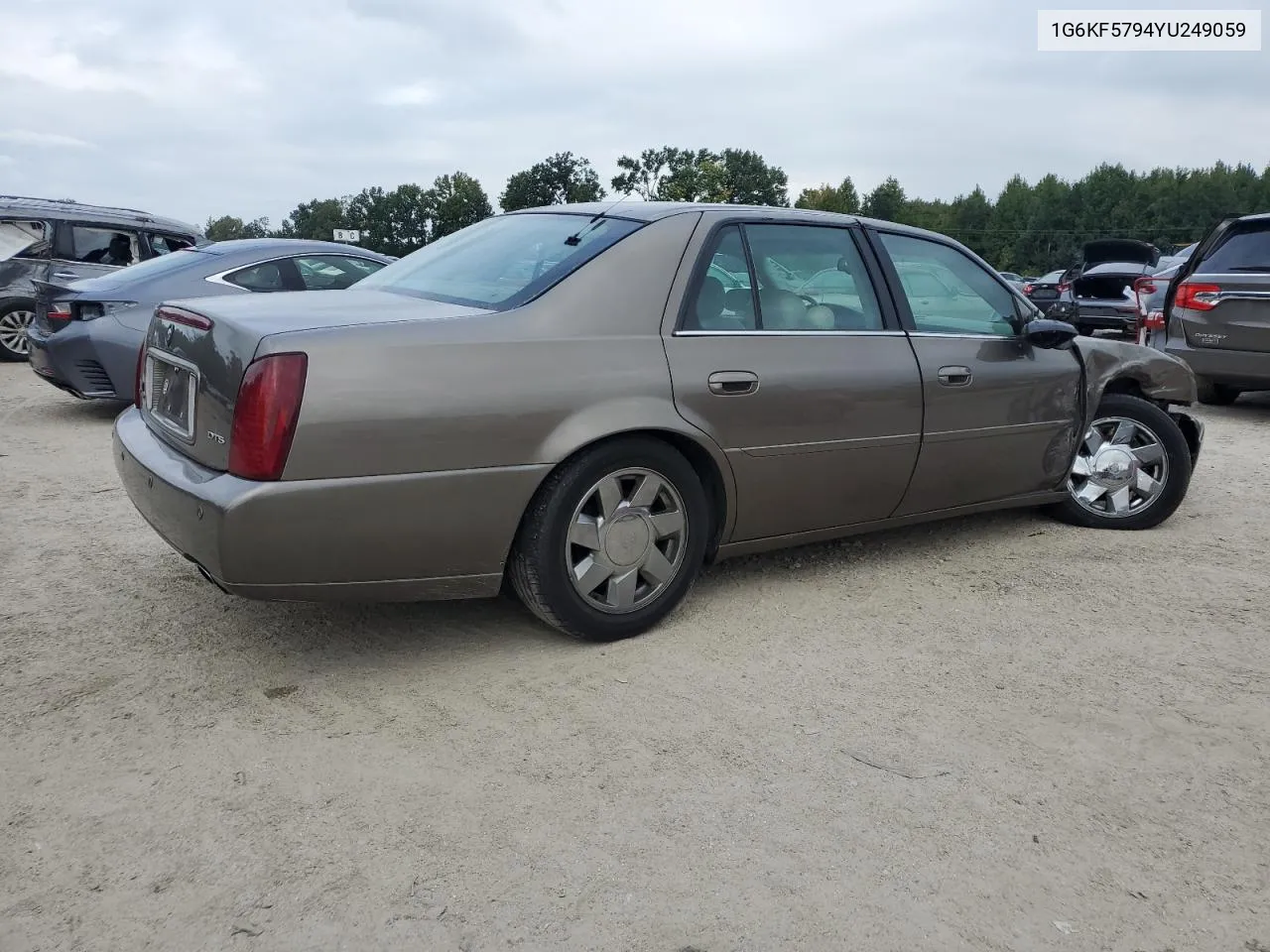 2000 Cadillac Deville Dts VIN: 1G6KF5794YU249059 Lot: 71614494