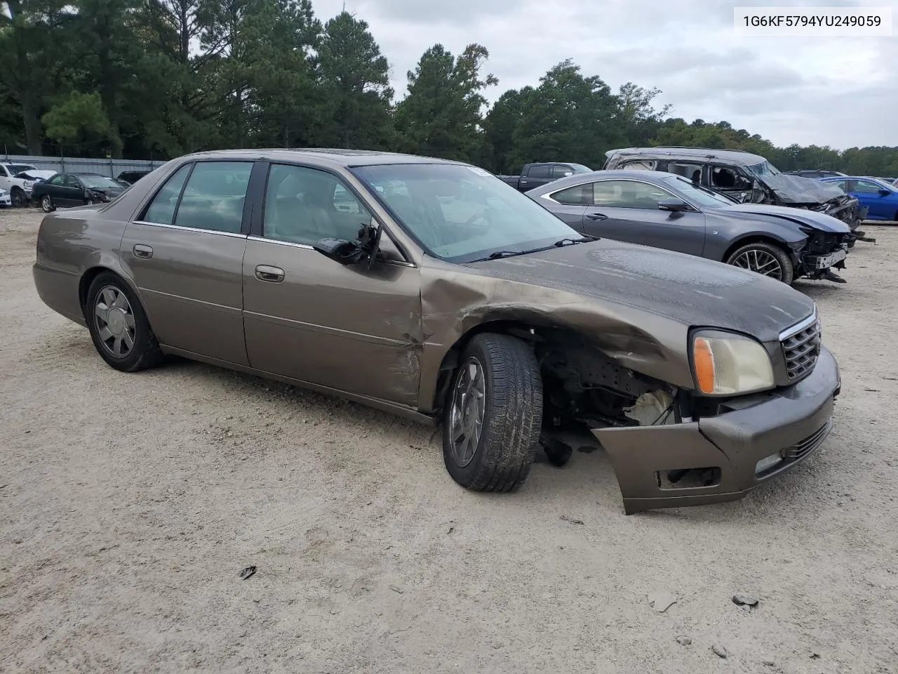 2000 Cadillac Deville Dts VIN: 1G6KF5794YU249059 Lot: 71614494