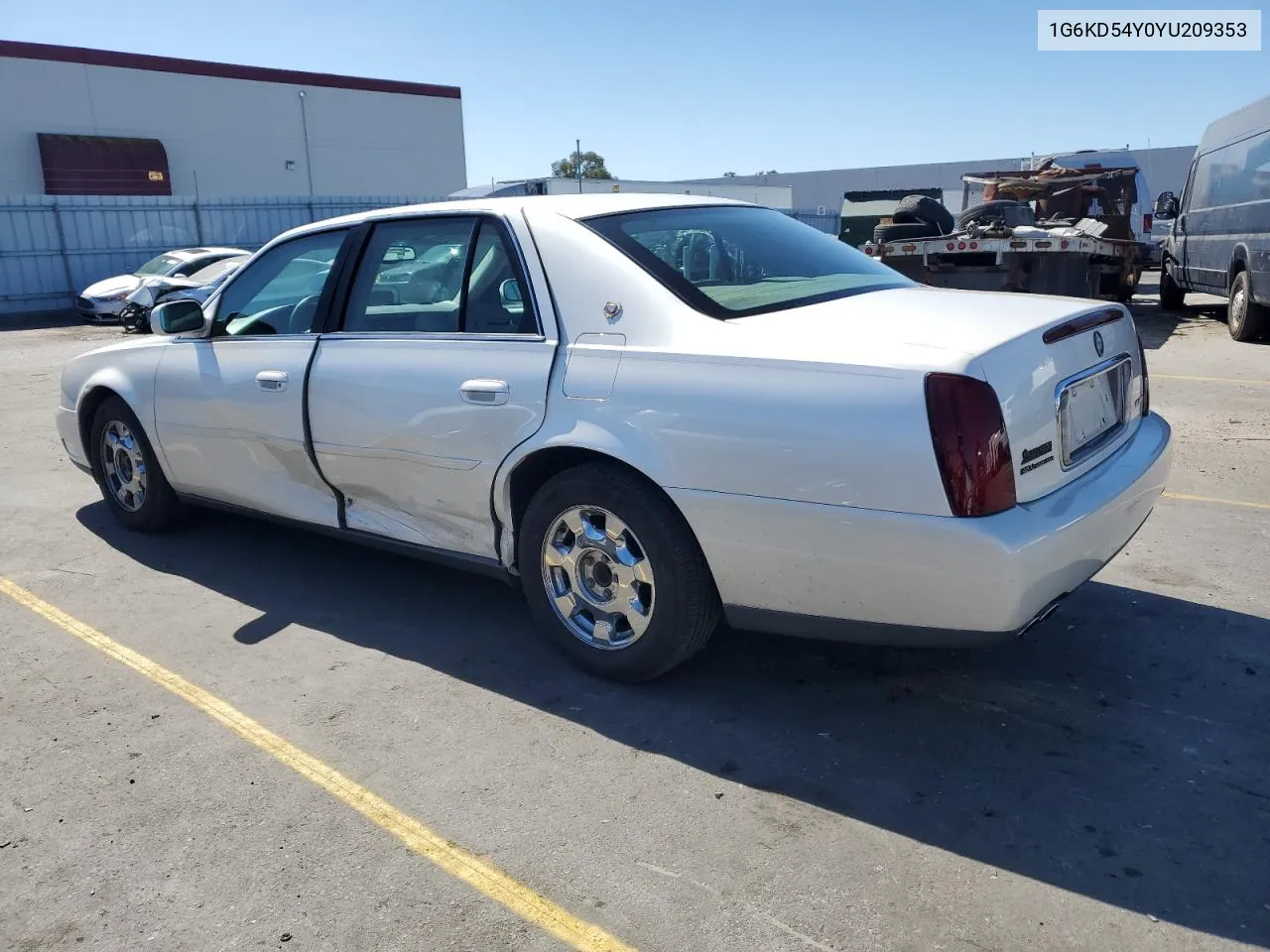 2000 Cadillac Deville VIN: 1G6KD54Y0YU209353 Lot: 71651594