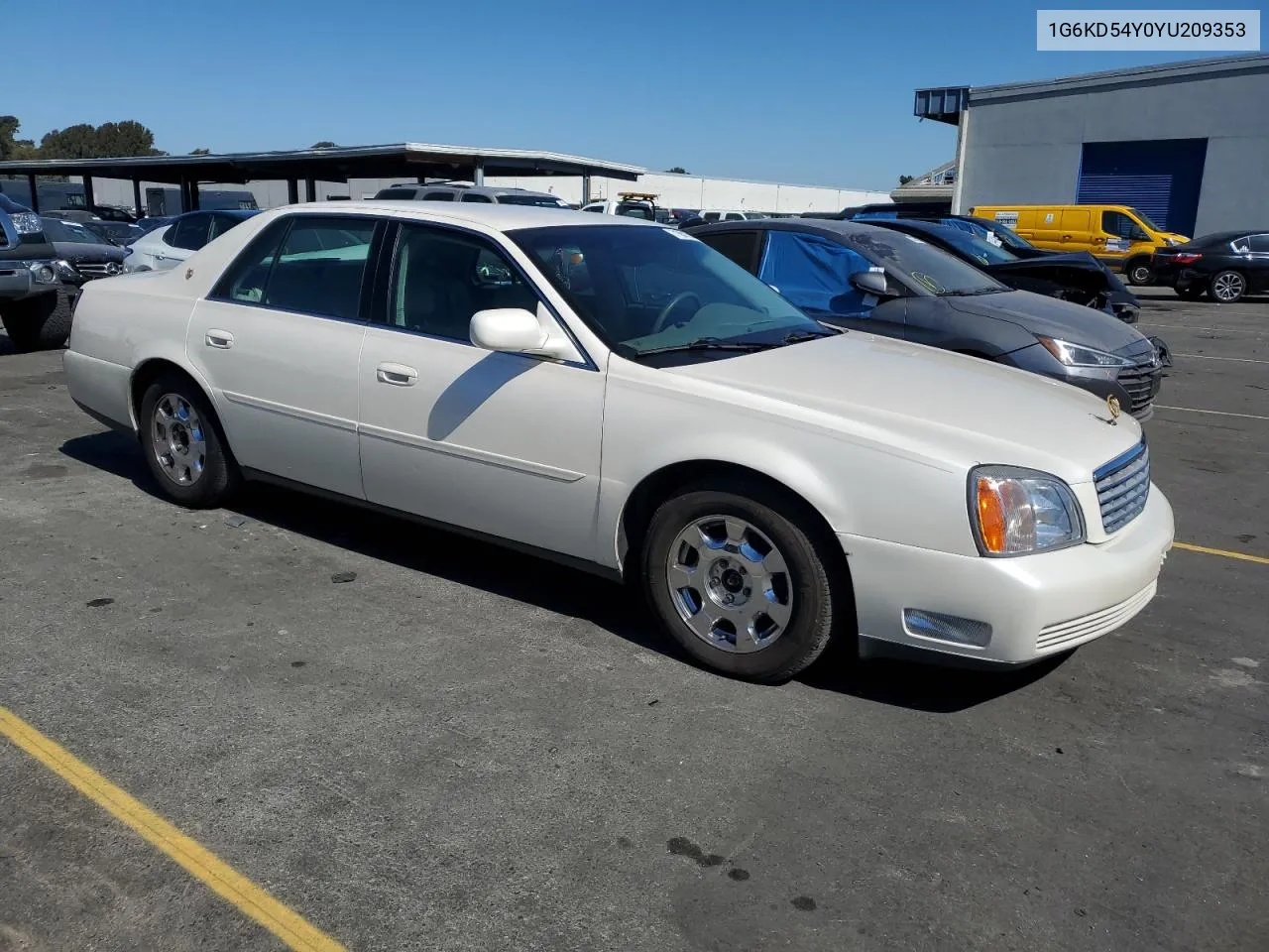 1G6KD54Y0YU209353 2000 Cadillac Deville