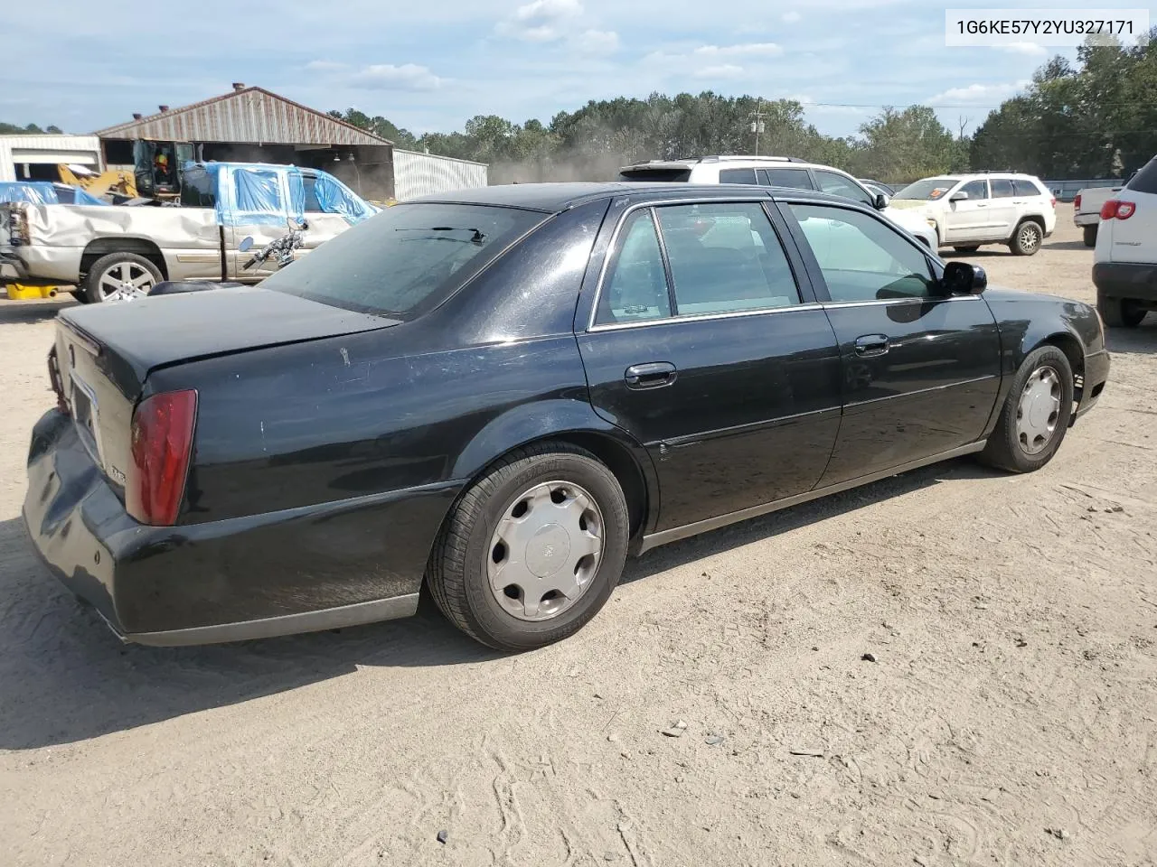 2000 Cadillac Deville Dhs VIN: 1G6KE57Y2YU327171 Lot: 72954414