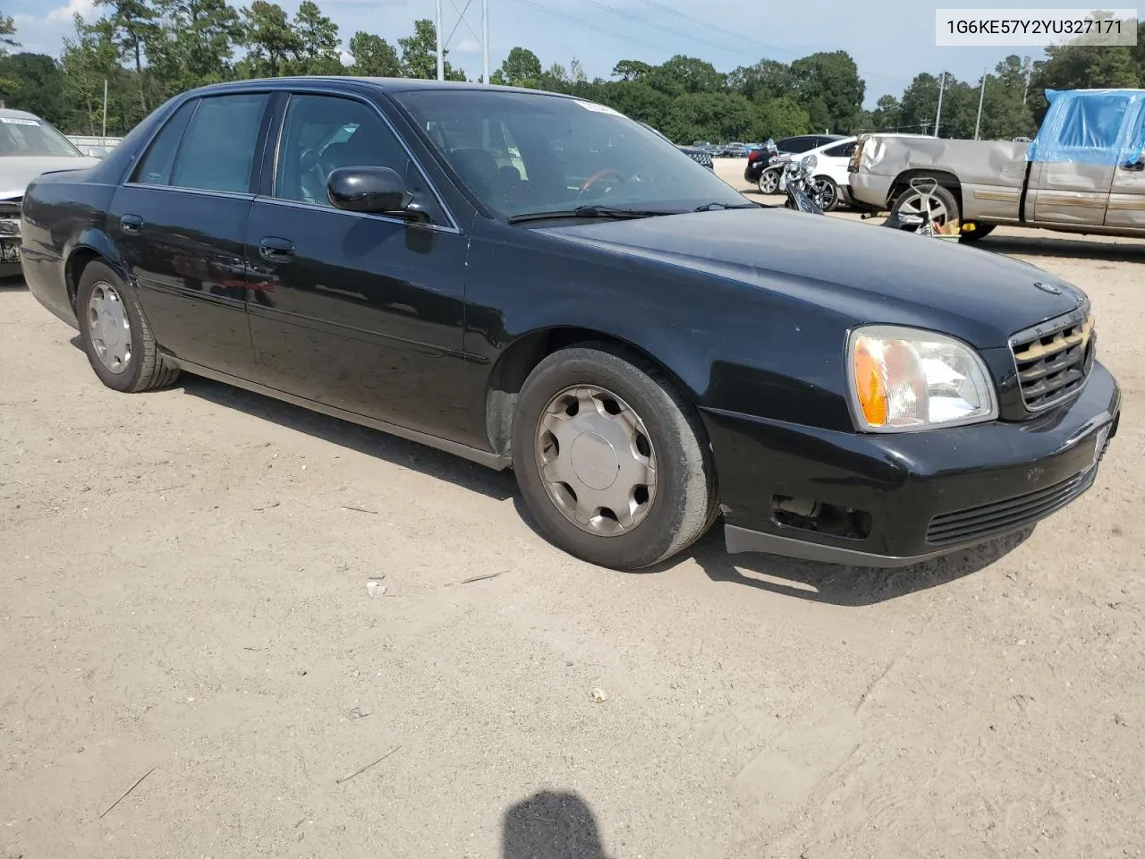 2000 Cadillac Deville Dhs VIN: 1G6KE57Y2YU327171 Lot: 72954414