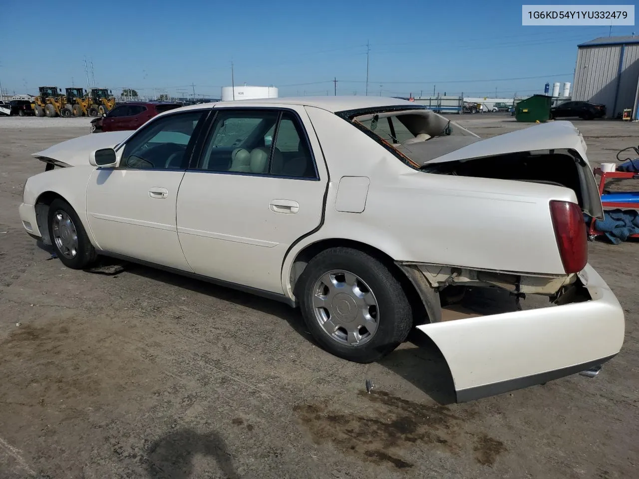 2000 Cadillac Deville VIN: 1G6KD54Y1YU332479 Lot: 73542924