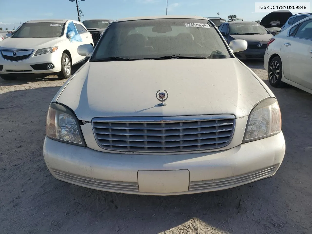 2000 Cadillac Deville VIN: 1G6KD54Y8YU269848 Lot: 74610204