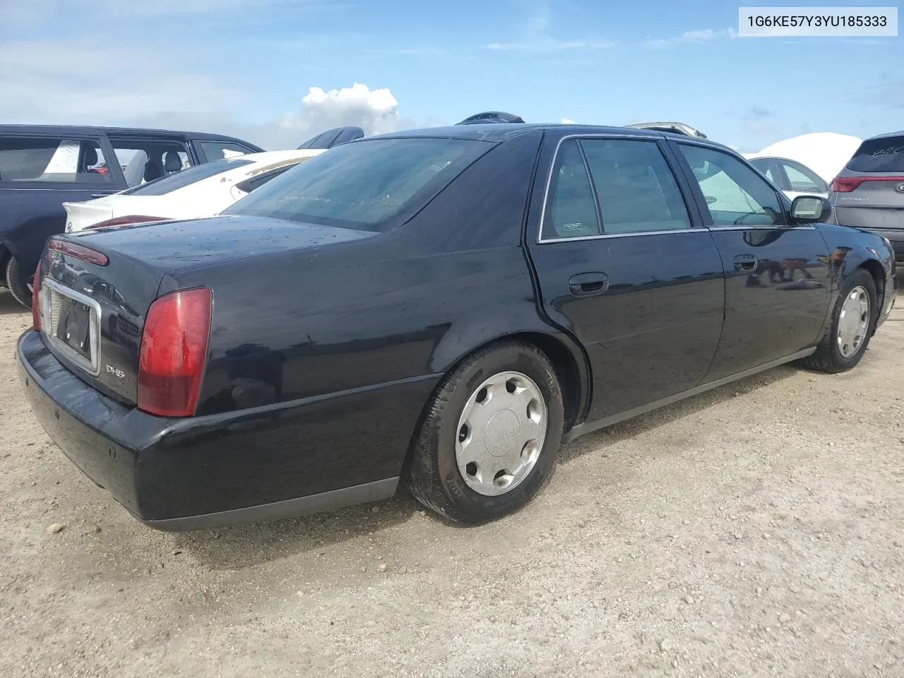 2000 Cadillac Deville Dhs VIN: 1G6KE57Y3YU185333 Lot: 75116344