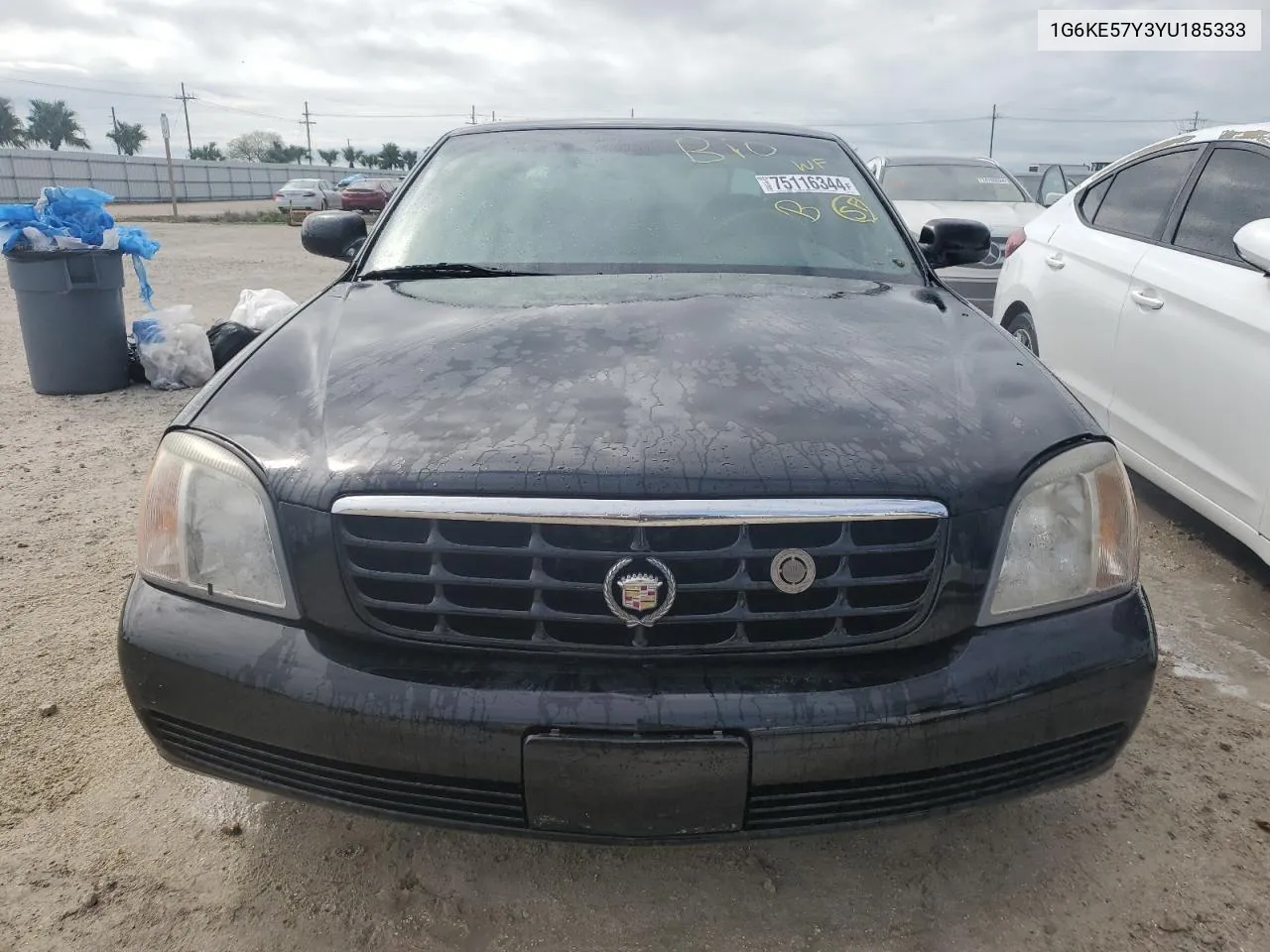 2000 Cadillac Deville Dhs VIN: 1G6KE57Y3YU185333 Lot: 75116344