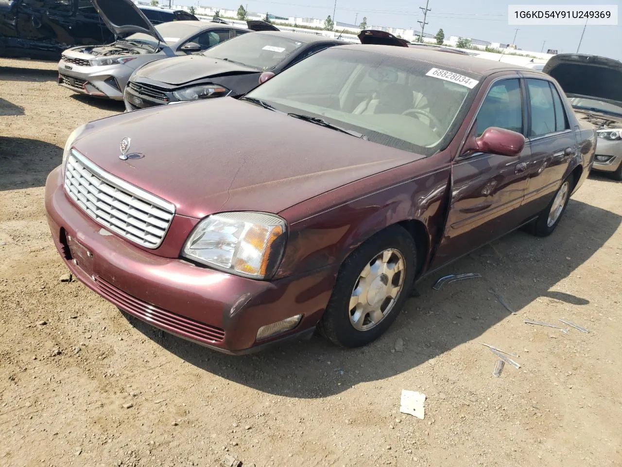 2001 Cadillac Deville VIN: 1G6KD54Y91U249369 Lot: 68828034