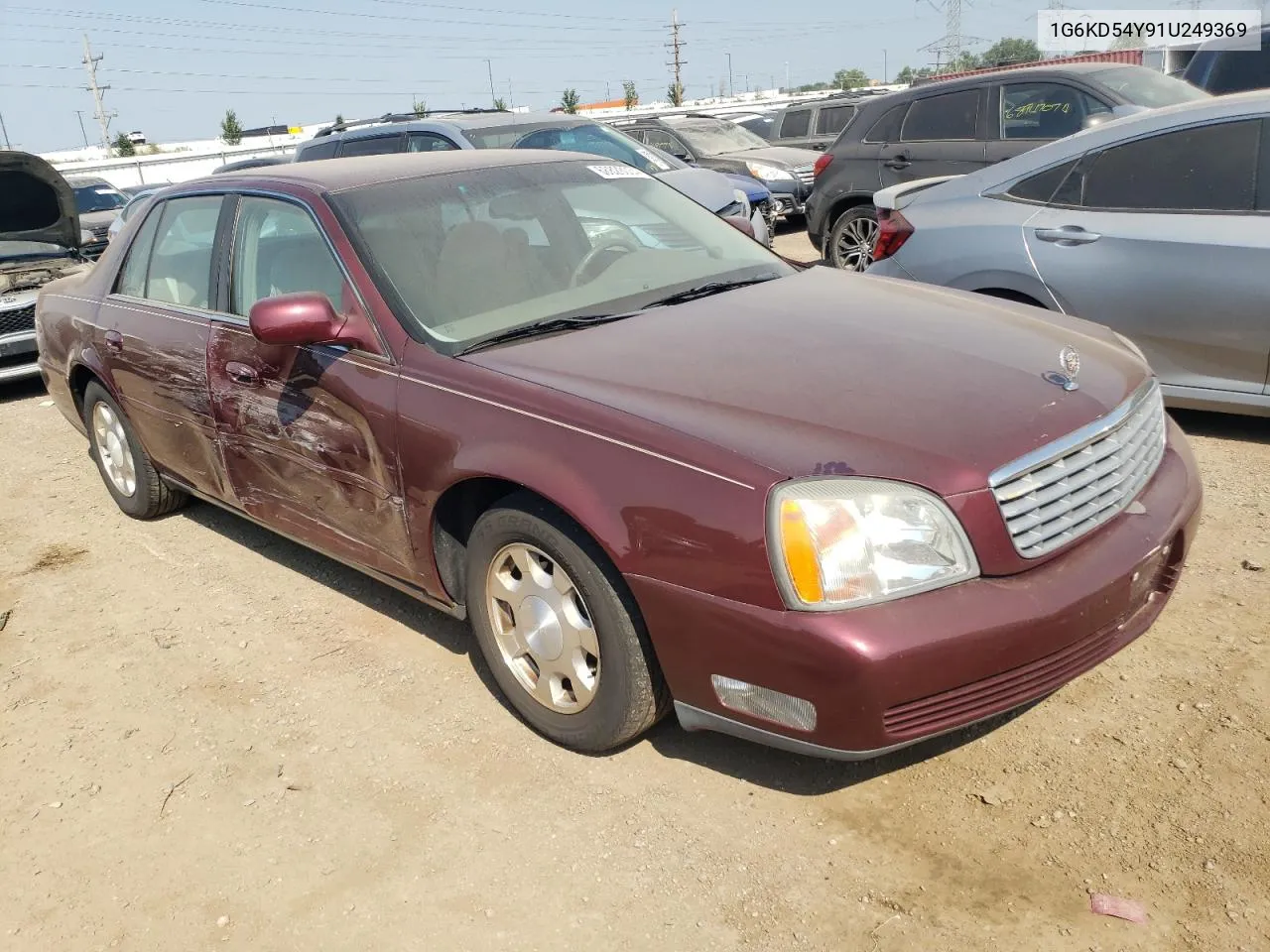 1G6KD54Y91U249369 2001 Cadillac Deville